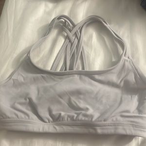 Cute sport bra, light gray size small